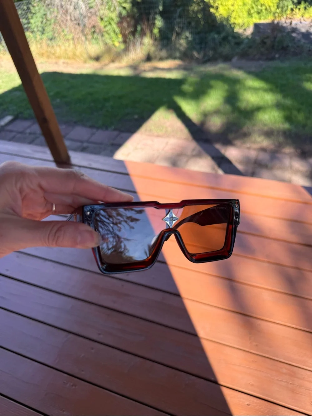 Louis Vuitton Sunglasses with Diamond Accent